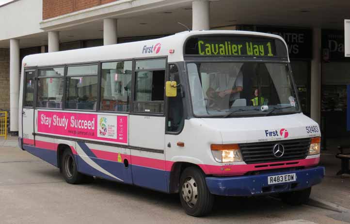 First Hants & Dorset Mercedes O810 Plaxton 52483